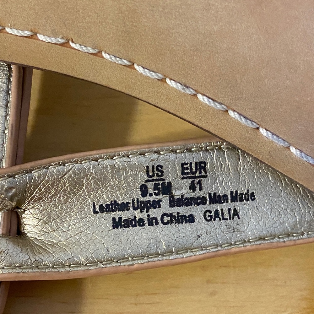 Sam Edelman Galia Women's Tan Thong Sandals Size 9.5 - Picture 7 of 8